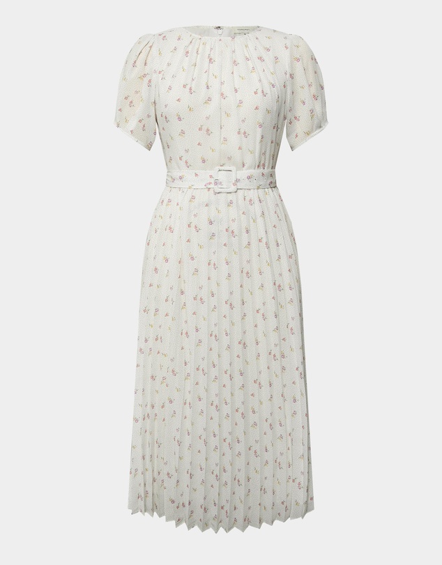 Forcast - Etta Floral Pleated Dress