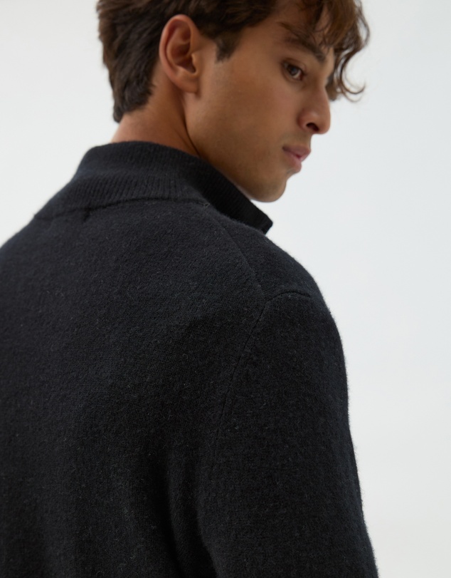 AERE - Merino Wool Quarter Zip Sweater
