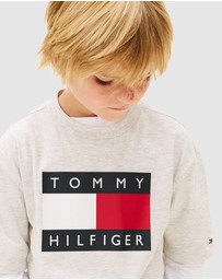 Tommy Hilfiger - Heritage Flag Print Jersey T-Shirt - Kids