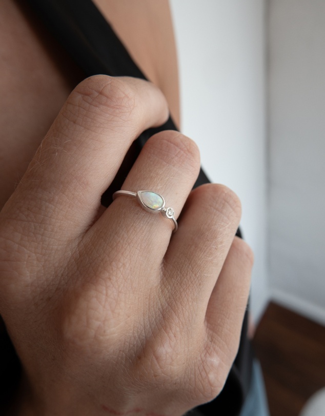 Luna Rae - Sterling Silver - Higher Love Ring