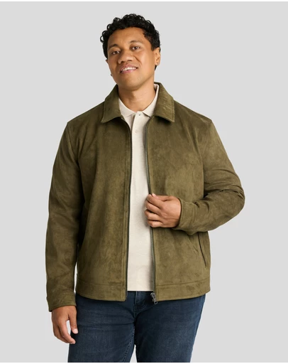 Johnny Bigg - Faux Suede Leather Jacket