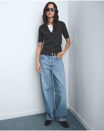 M.N.G - Mid-Rise Balloon Jeans