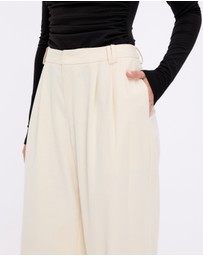 Minima Esenciales - Isra Cotton Twill Tailored Pants