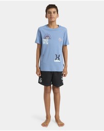 Quiksilver - Boys 8 to 16 Free Lock T-Shirt
