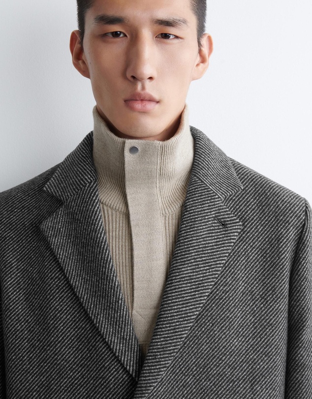 COS - Single-Breasted Wool Long Coat
