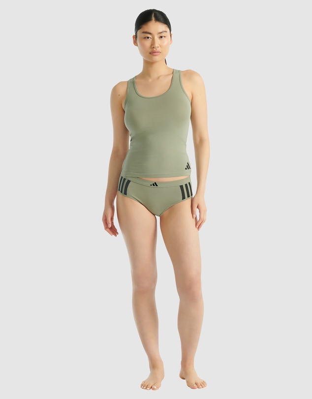 adidas Sportswear - Active Essentials Cotton 3 Stripes Hipster Brief