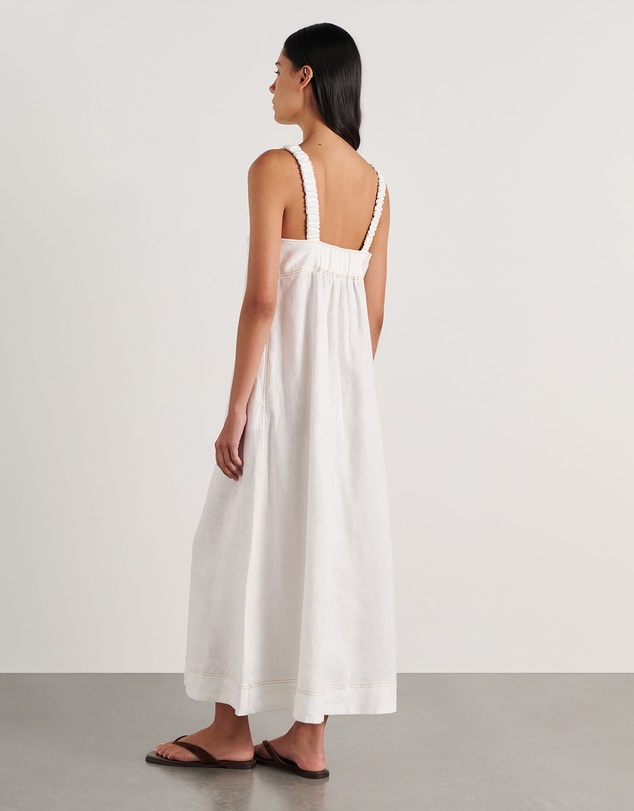 Jag - Sara Linen Midi Dress