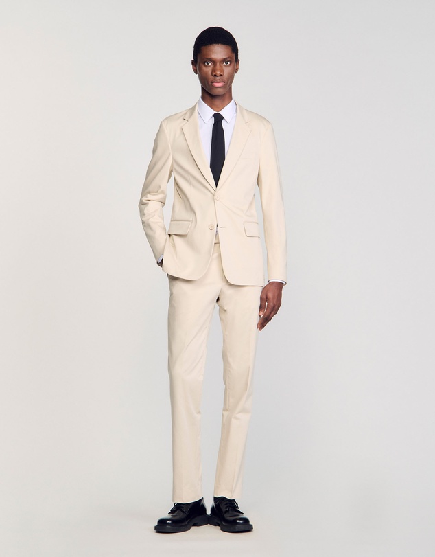 Sandro - Formal Destructure Cotton Jacket