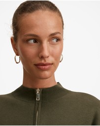 Forever New - Hanna Zip Knitted Jacket