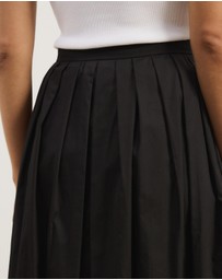 Atmos&Here - Cleo Cotton Button Midi Skirt