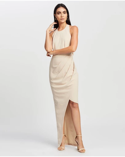Romance by Honey and Beau - Isadora Halter Maxi Dress
