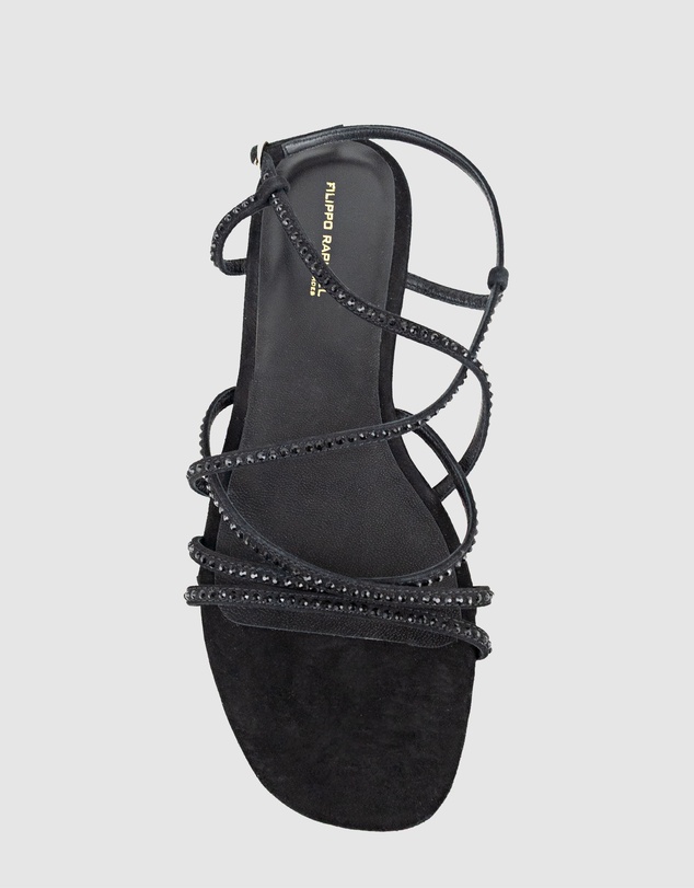 Edward Meller - SAMILLE Strappy Crystal Sandal