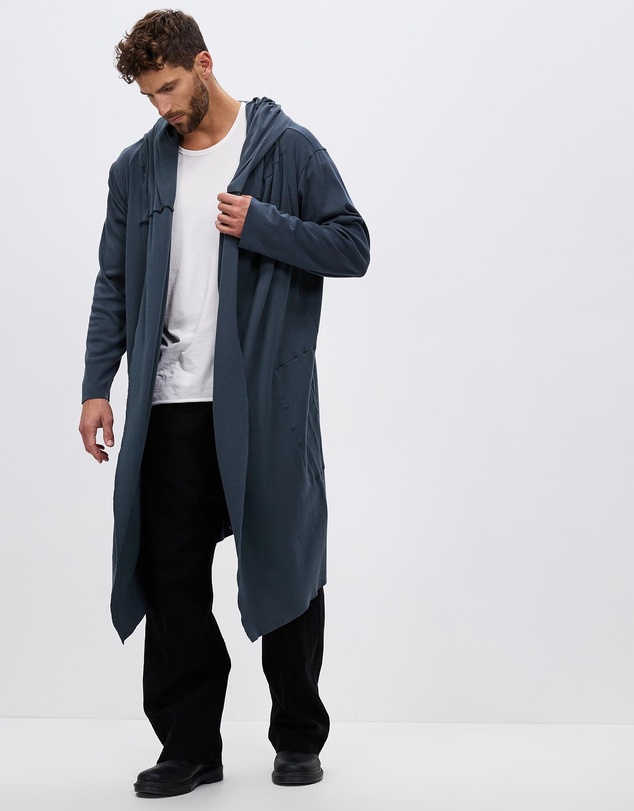 Surrounded By Ghosts - The Aikinite Hooded Rib Knit Cardigan