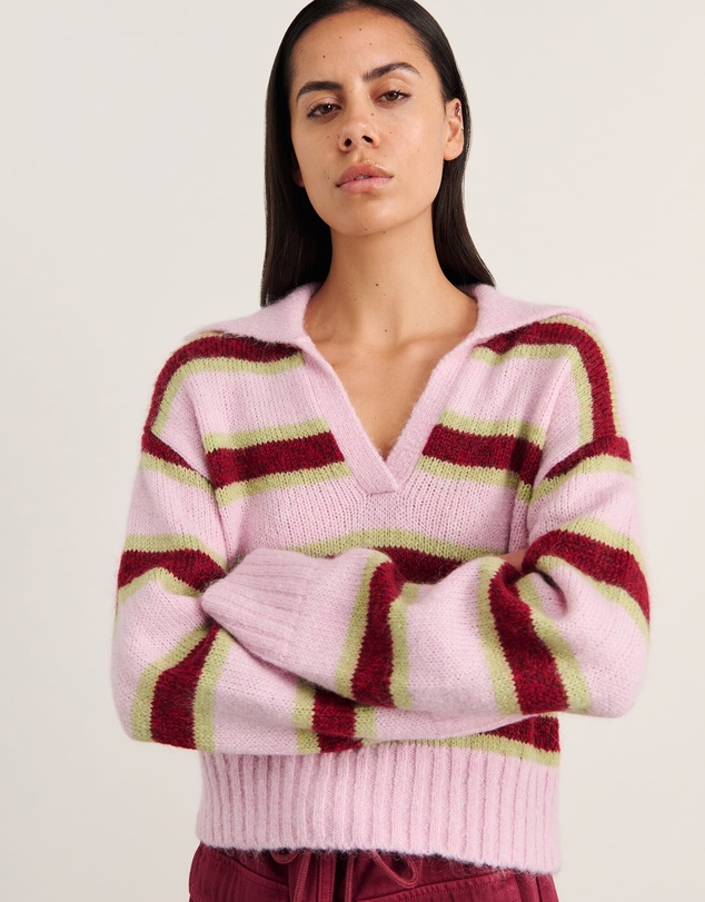 Jag - Lily Collared Knit