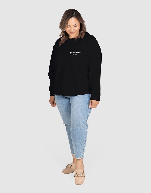 Love Your Wardrobe - LYW & Co Logo Sweat Top