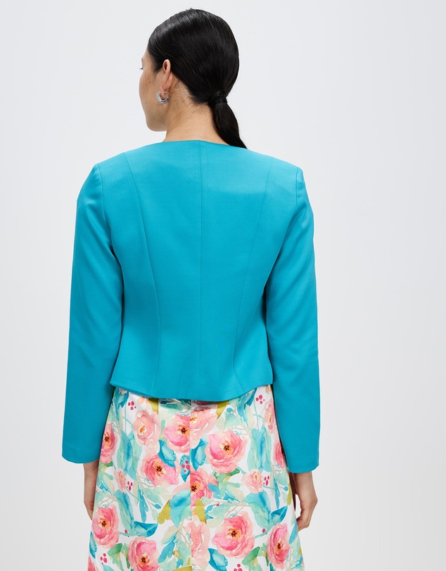 Pink Ruby - Spring Racer Crop Jacket