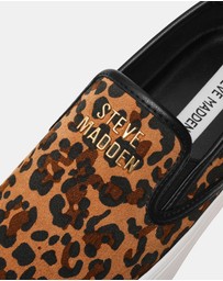 Steve Madden - Clifftop-L Leopard Suede Sneakers
