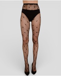 High Heel Jungle - Sweetheart Fishnet Tights