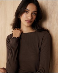 Atmos&Here - Bianca Ribbed Detailed Top