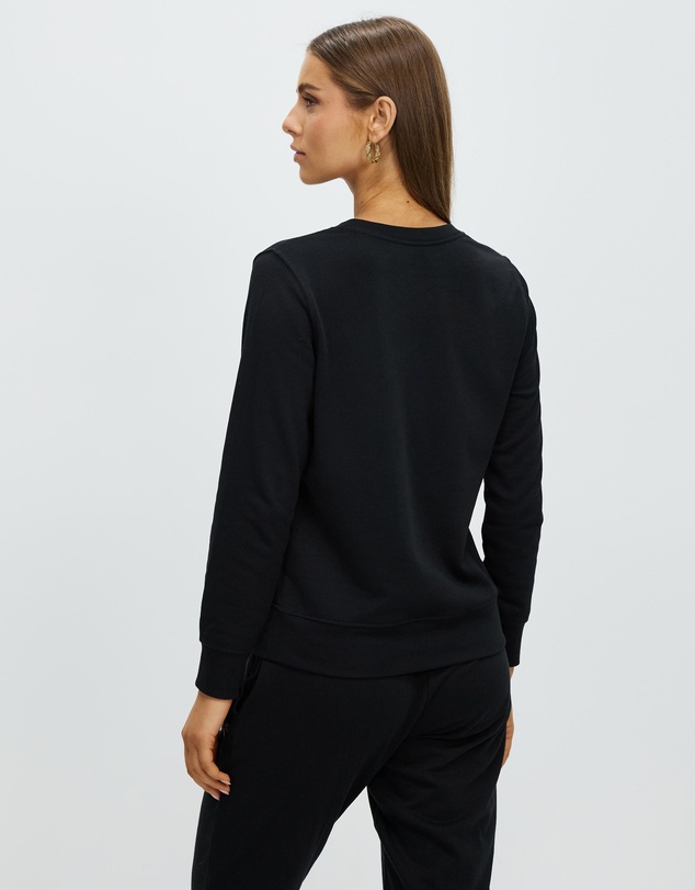 Calvin Klein - Logo Lounge Refresh Long Sleeves Crew Neck Top