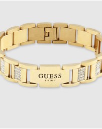 GUESS - Guess Frontier Gold Tone Bracelet 15mm