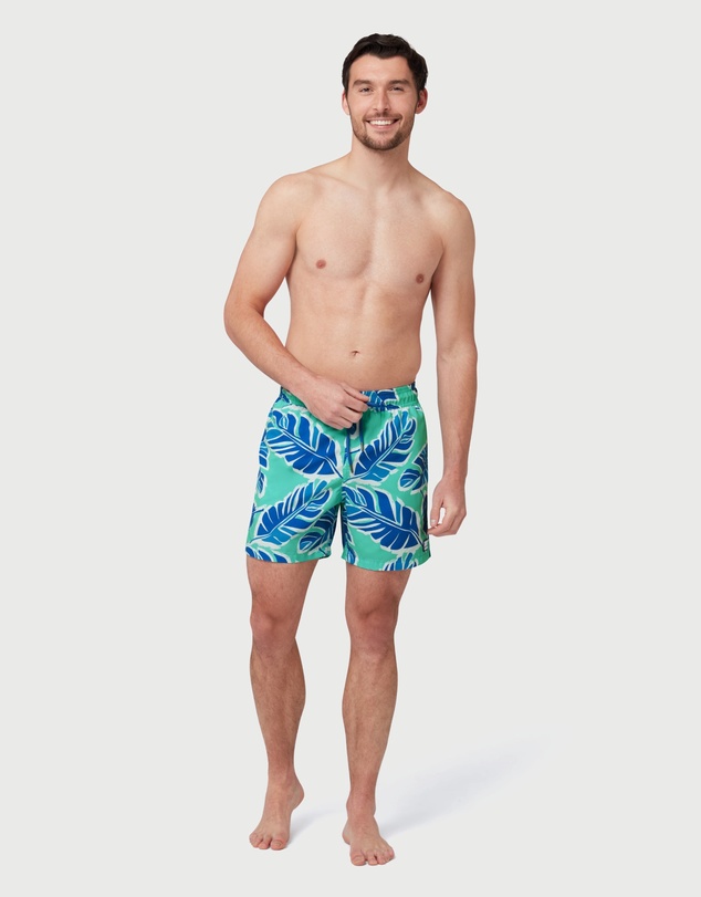 Tom & Teddy - Banana Leaf Swim Shorts