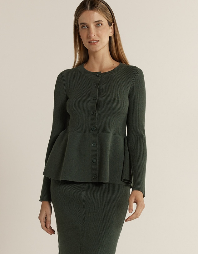 Fate + Becker - Vale Peplum Cardigan