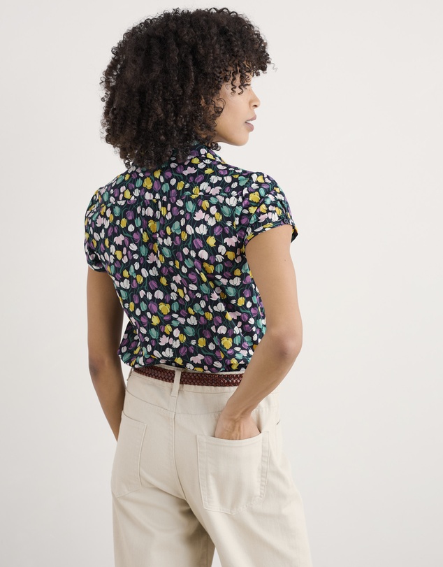 Seasalt - Seasalt Cornwall Multi Rushmaker Short Sleeve Shirt