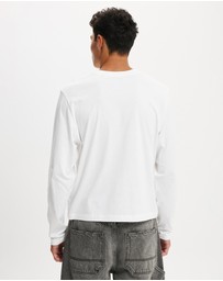 Cotton On - Organic Cropped Fit Long Sleeve