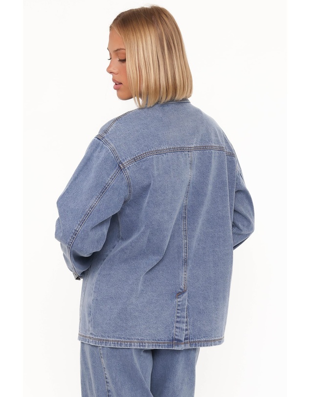 Petal & Pup - Remy Denim Utility Jacket - Medium Wash