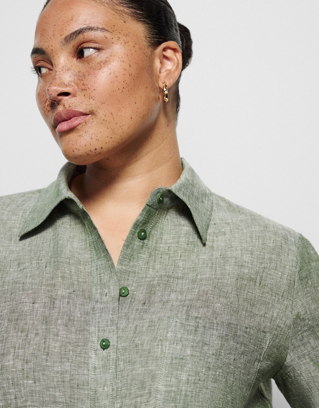 Commonry - Pocket Linen Shirt