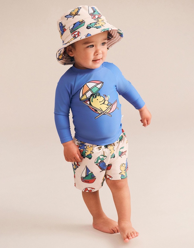 Huxbaby - Vacay Dino Boardshorts - ICONIC EXCLUSIVE - Babies-Kids