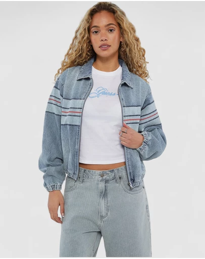 GUESS Originals - GUESS Originals Chest Stripe Bomber Jacket