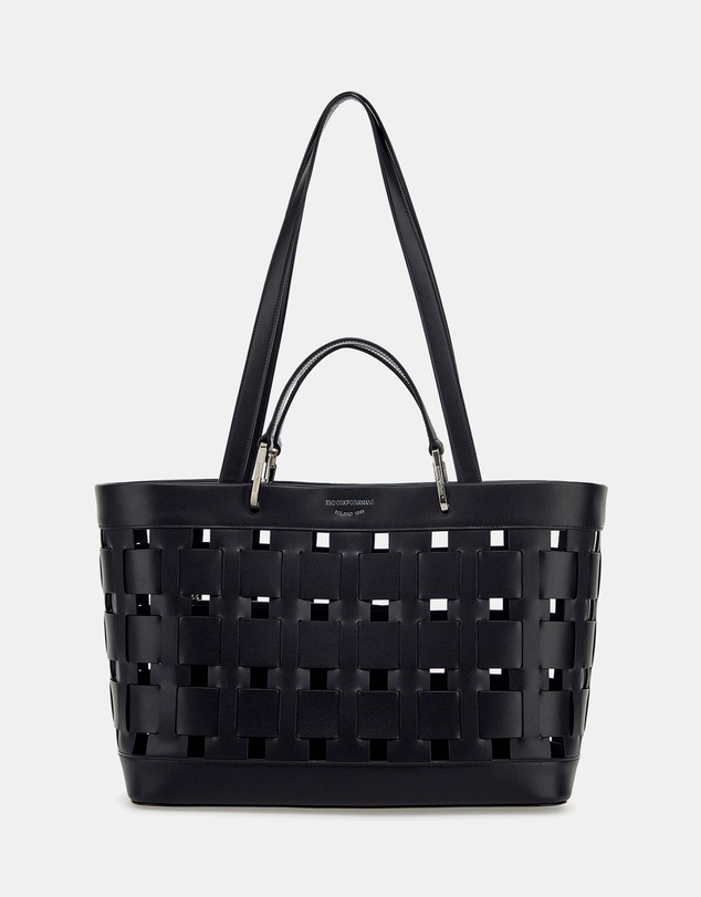 Emporio Armani - Wide Weave Shopping Bag