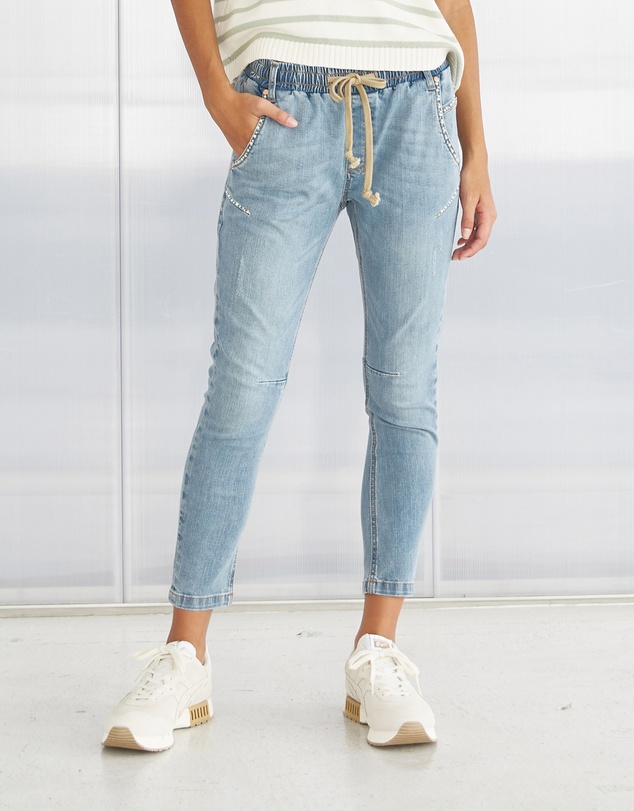 DRICOPER DENIM - Active Pearl Embellished Jeans
