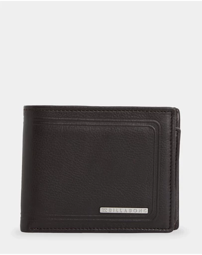 Billabong - Mens Scope 2 In 1 Leather Wallet