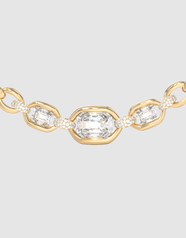 GUESS - GUESS Ladies Gold-Tone Gemstone Maxi Necklace