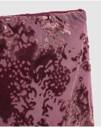 M.N.G - Long Jacquard Skirt