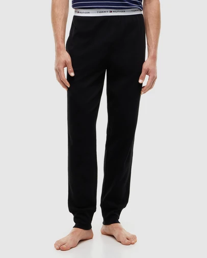 Tommy Hilfiger - Signature Repeat Logo Cuffed Pyjama Bottoms