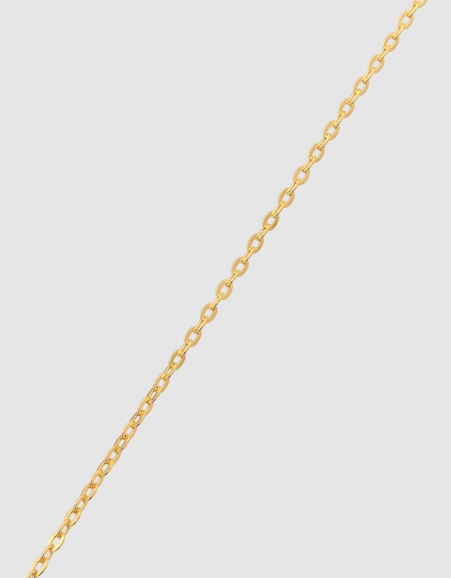 Elli Jewelry - Necklace Women Elegant Anchorchain 925 Sterling Silver Gold Plated