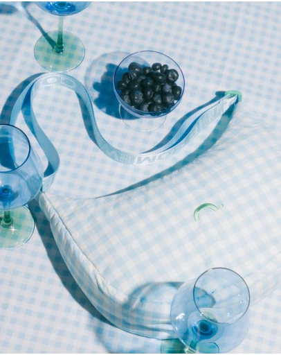 The Somewhere Co - Blueberry Medium Crescent Bag