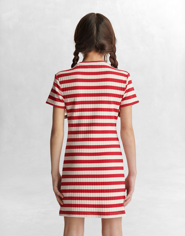 Gant - Striped Rib T-Shirt Dress
