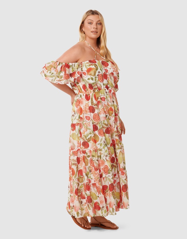 Forever New Curve - Florrie Flutter Sleeve Midi Dress