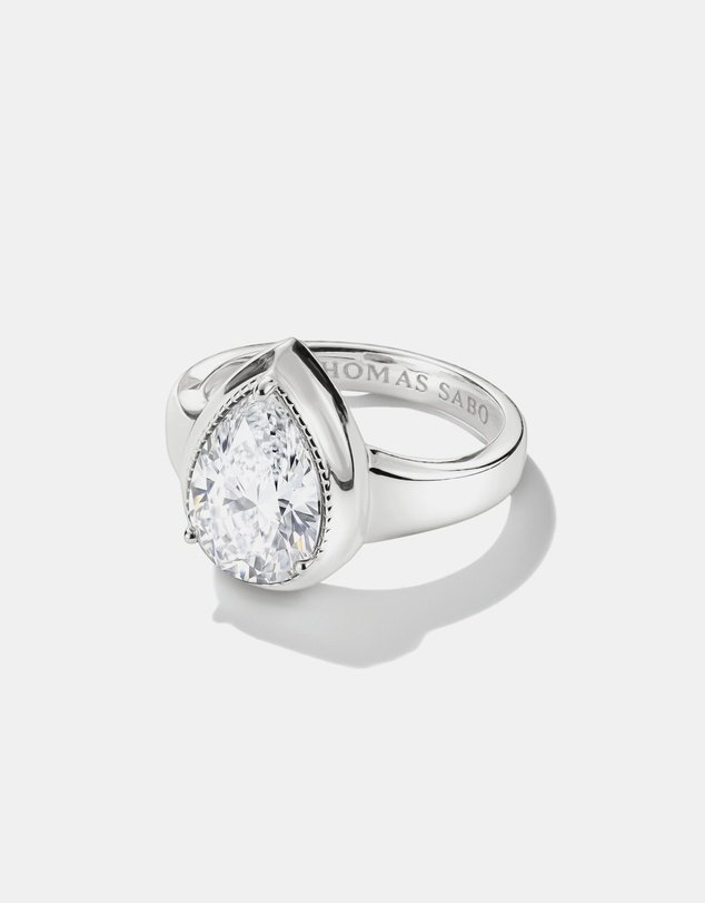 THOMAS SABO - THOMAS SABO Ring with zirconia in teardrop shape