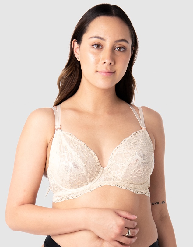 Hotmilk Maternity Lingerie - Heroine Plunge Nursing Bra - Flexiwire