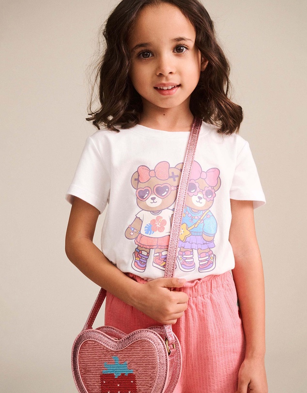 Huxbaby - Cherry Embroidered Frill Pants - Babies-Teens
