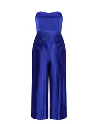 City Chic - Palazzo Pleat Jumpsuit