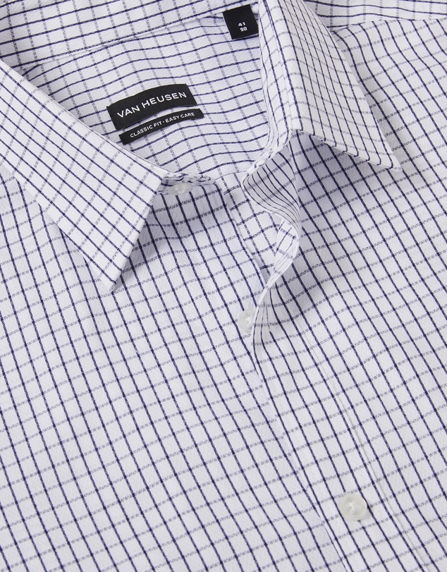 Van Heusen - Windowpane Poplin Shirt