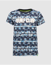 B.Nosy - Organic Palm Print T-Shirt - Kids-Teens