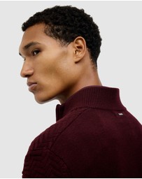 Politix - Barker Quarter Zip Knit